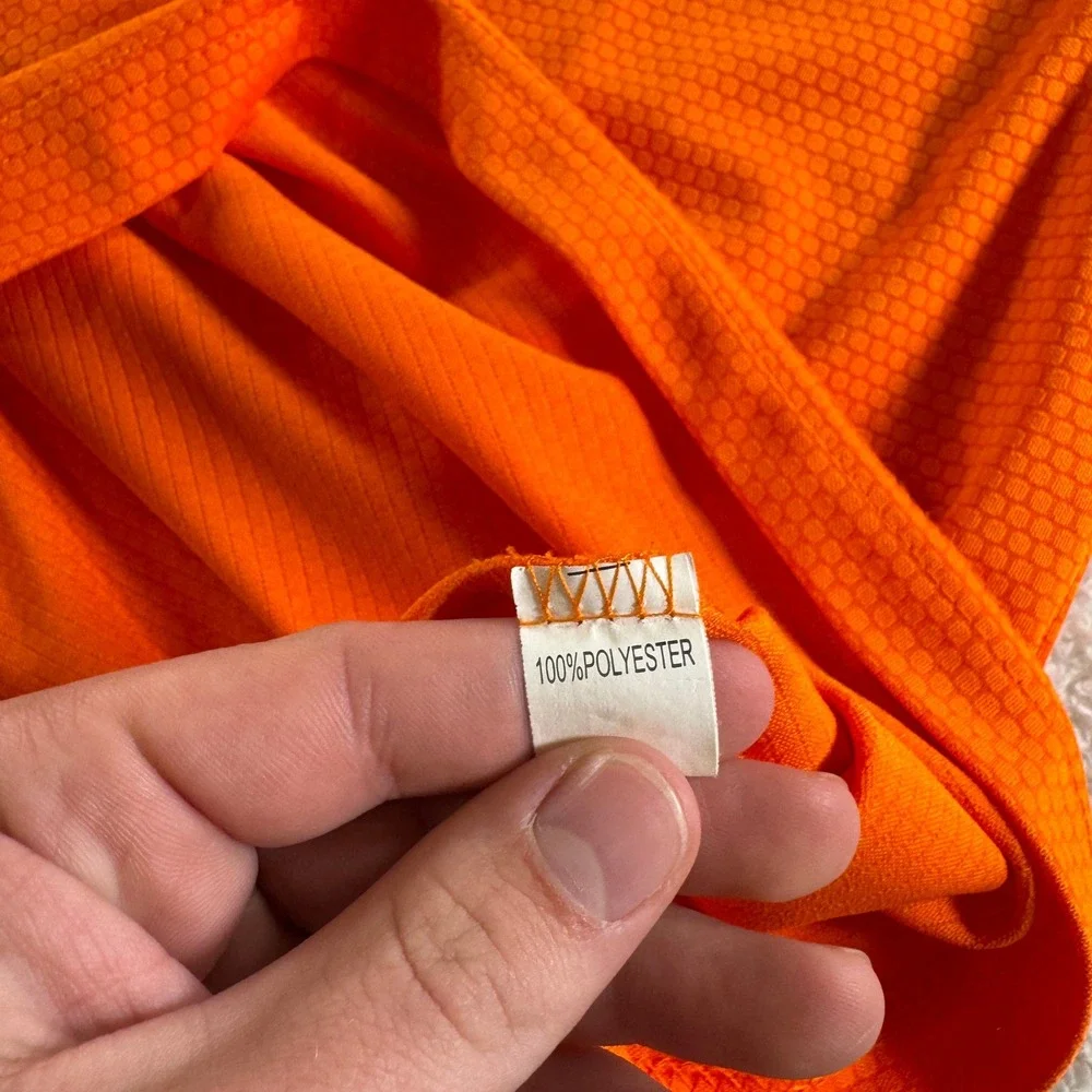 Vintage Titleist Golf Polo Shirt Athletic Orange Men's Size XL Stretch Clean